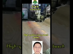 Carpintería de haya de corte rotativo