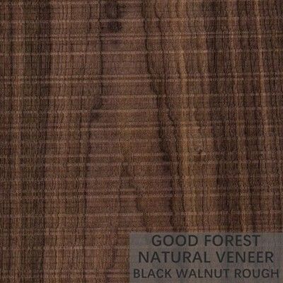 La chapa de madera natural de la entrepierna del grano cubre la nuez americana del corte cuarto