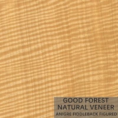 Las hojas de chapa de madera naturales de Anigre figuraron especialmente color rojo del grano