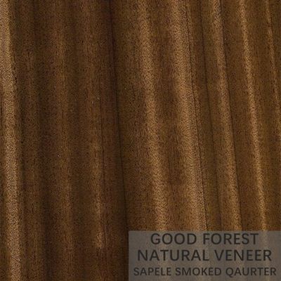 La chapa de madera natural de Sapele figuró la chapa de madera del grano para la decoración