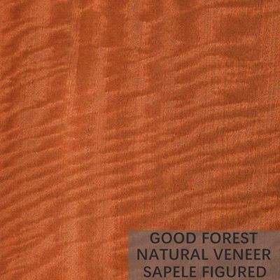 La chapa de madera natural de Sapele figuró la chapa de madera del grano para la decoración