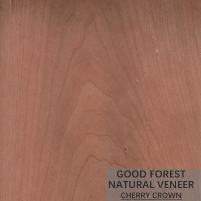 Color natural de Cherry Veneer Quarter Cut Smoked de la decoración popular