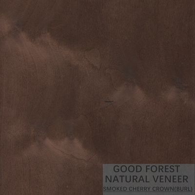 Color natural de Cherry Veneer Quarter Cut Smoked de la decoración popular
