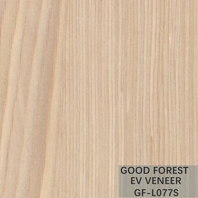 La chapa de madera dirigida EV chapea a Ash Wood Veneer Customized blanco