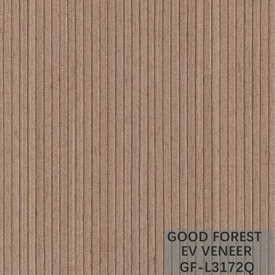 La cebra de la chapa de EV dirigió la madera para chapear el grano recto del color natural
