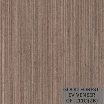La cebra de la chapa de EV dirigió la madera para chapear el grano recto del color natural