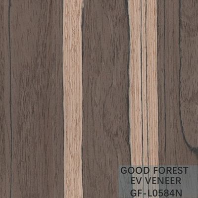 Grano irregular de la textura de EV Olive Wood Veneer Flooring Engineered