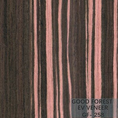 La madera dirigida chapea a Ebony Wood Veneer 0.15-0.55 milímetros de grueso