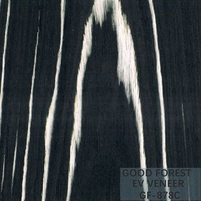 La madera dirigida chapea a Ebony Wood Veneer 0.15-0.55 milímetros de grueso