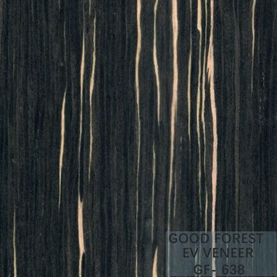 La madera dirigida chapea a Ebony Wood Veneer 0.15-0.55 milímetros de grueso