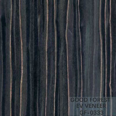 La madera dirigida chapea a Ebony Wood Veneer 0.15-0.55 milímetros de grueso