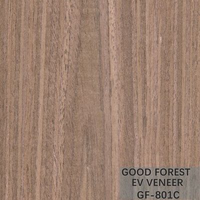 La corona de madera dirigida del nogal negro de la chapa de la chapa EV cortó natural
