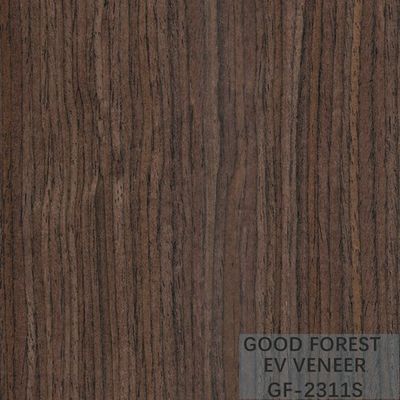 La chapa de madera recta dirigida del nogal negro de madera de la chapa modificó para requisitos particulares
