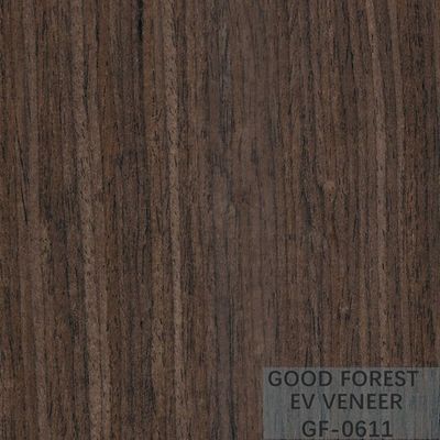 La chapa de madera recta dirigida del nogal negro de madera de la chapa modificó para requisitos particulares