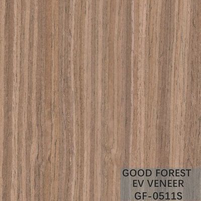 La chapa de madera recta dirigida del nogal negro de madera de la chapa modificó para requisitos particulares