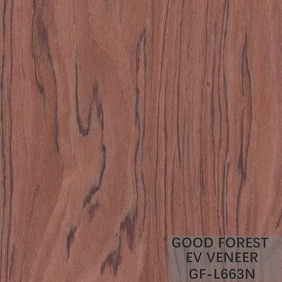 La corona de madera dirigida de Bubinga de la chapa cortó la madera para chapear técnicas cortadas cortadas