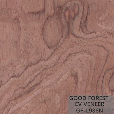 La corona de madera dirigida de Bubinga de la chapa cortó la madera para chapear técnicas cortadas cortadas