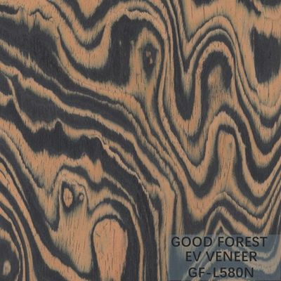 La madera de madera dirigida de la raíz del árbol de la chapa chapea color natural/teñido