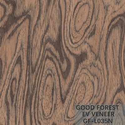 La madera de madera dirigida de la raíz del árbol de la chapa chapea color natural/teñido