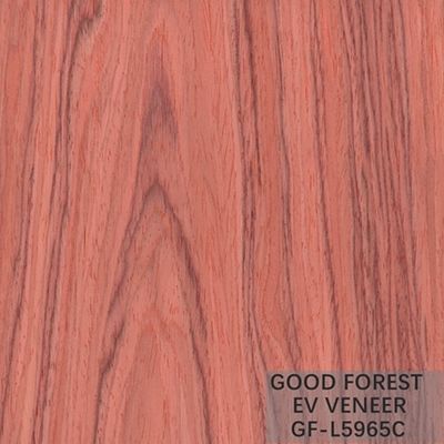 Tamaño rojo dirigido de Santos Rose Wood 2500*640 milímetro de la chapa de madera