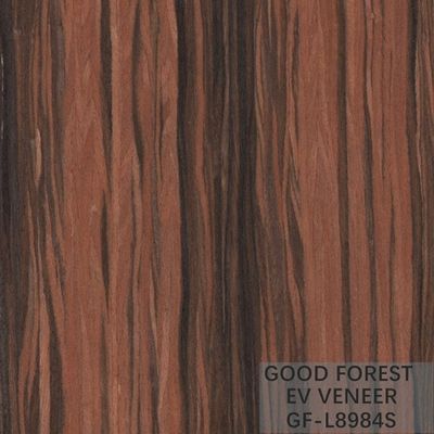 Servicio modificado para requisitos particulares grano de Santos Rose Engineered Wood Veneer Straight