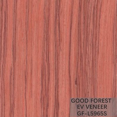 Servicio modificado para requisitos particulares grano de Santos Rose Engineered Wood Veneer Straight