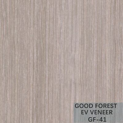 El papel pintado de madera de plata de la chapa del albaricoque dirigió el grano vertical