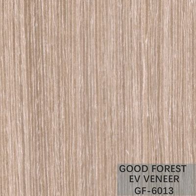 El papel pintado de madera de plata de la chapa del albaricoque dirigió el grano vertical