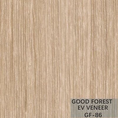 El papel pintado de madera de plata de la chapa del albaricoque dirigió el grano vertical