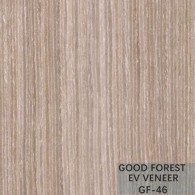 El papel pintado de madera de plata de la chapa del albaricoque dirigió el grano vertical