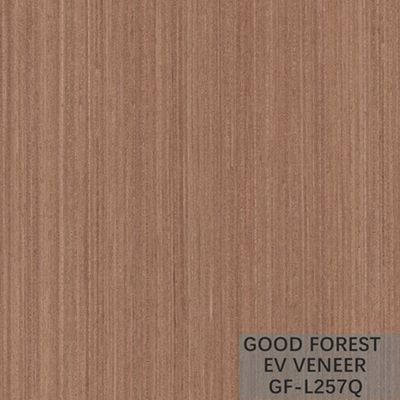 Grano vertical de Cherry Engineered Wood Veneer Recomposed del americano del OEM