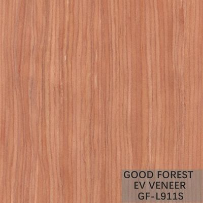 Grano vertical de Cherry Engineered Wood Veneer Recomposed del americano del OEM