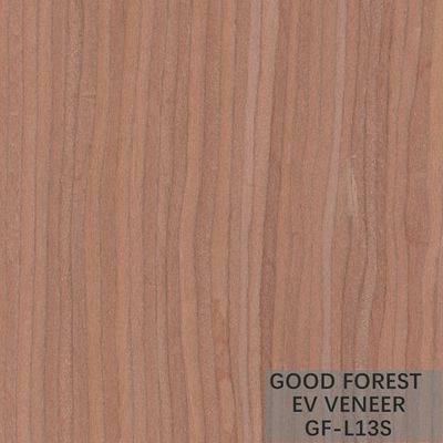 Grano vertical de Cherry Engineered Wood Veneer Recomposed del americano del OEM