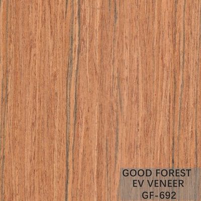 La decoración laminó la certificación de madera dirigida del FSC de la teca de la chapa