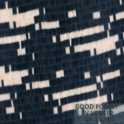 EV coloreó los paneles de madera decorativos de la chapa de la chapa de la perla irregular de madera de la textura