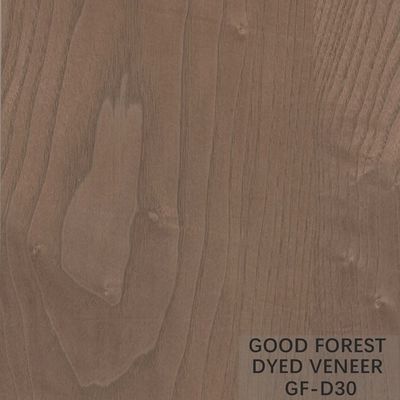 El OEM teñió ASH Grey Veneer Crown Cut/el grano recto/irregular de la textura