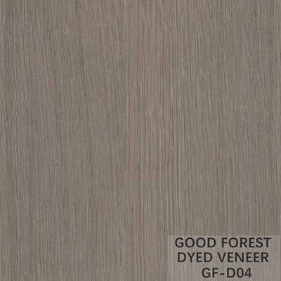 El grano teñió la madera para chapear el blanqueo americano natural de la chapa del roble