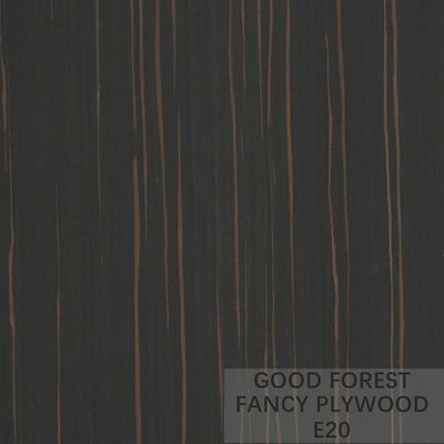 El tablero de lujo de la madera contrachapada del ODM modificó a Ebony Veneer Plywood Panel para requisitos particulares