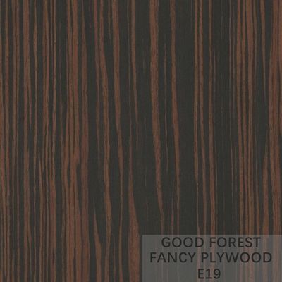 El tablero de lujo de la madera contrachapada del ODM modificó a Ebony Veneer Plywood Panel para requisitos particulares