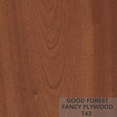 El tablero de lujo de la madera contrachapada de Makore chapea la madera contrachapada de la caoba de Sapele modificada para requisitos particulares