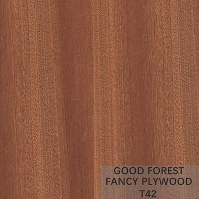 El tablero de lujo de la madera contrachapada de Makore chapea la madera contrachapada de la caoba de Sapele modificada para requisitos particulares