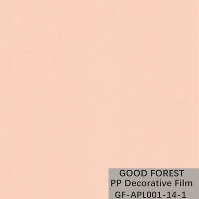 Película decorativa de la parte inferior del polipropileno del grano del satén de la película del OEM PP