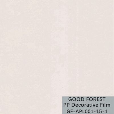 Película decorativa de la parte inferior del polipropileno del grano del satén de la película del OEM PP