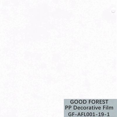 Serie de sensación del polipropileno de la piel degradable blanca decorativa de la película