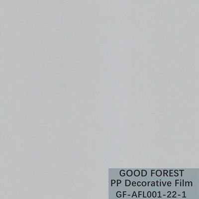 Serie de sensación del polipropileno de la piel degradable blanca decorativa de la película