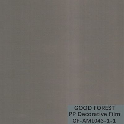 Película decorativa de los PP de la serie del metal grano del alambre del drenaje de la anchura de 1250m m/de 1260m m