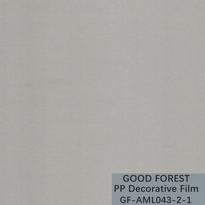 Película decorativa de los PP de la serie del metal grano del alambre del drenaje de la anchura de 1250m m/de 1260m m