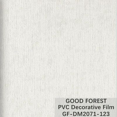 Película decorativa del PVC para el tipo buena fluidez del grano del paño de los muebles