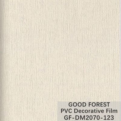 Película decorativa del PVC para el tipo buena fluidez del grano del paño de los muebles
