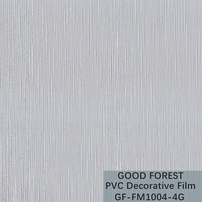 Película decorativa del PVC para el tipo buena fluidez del grano del paño de los muebles